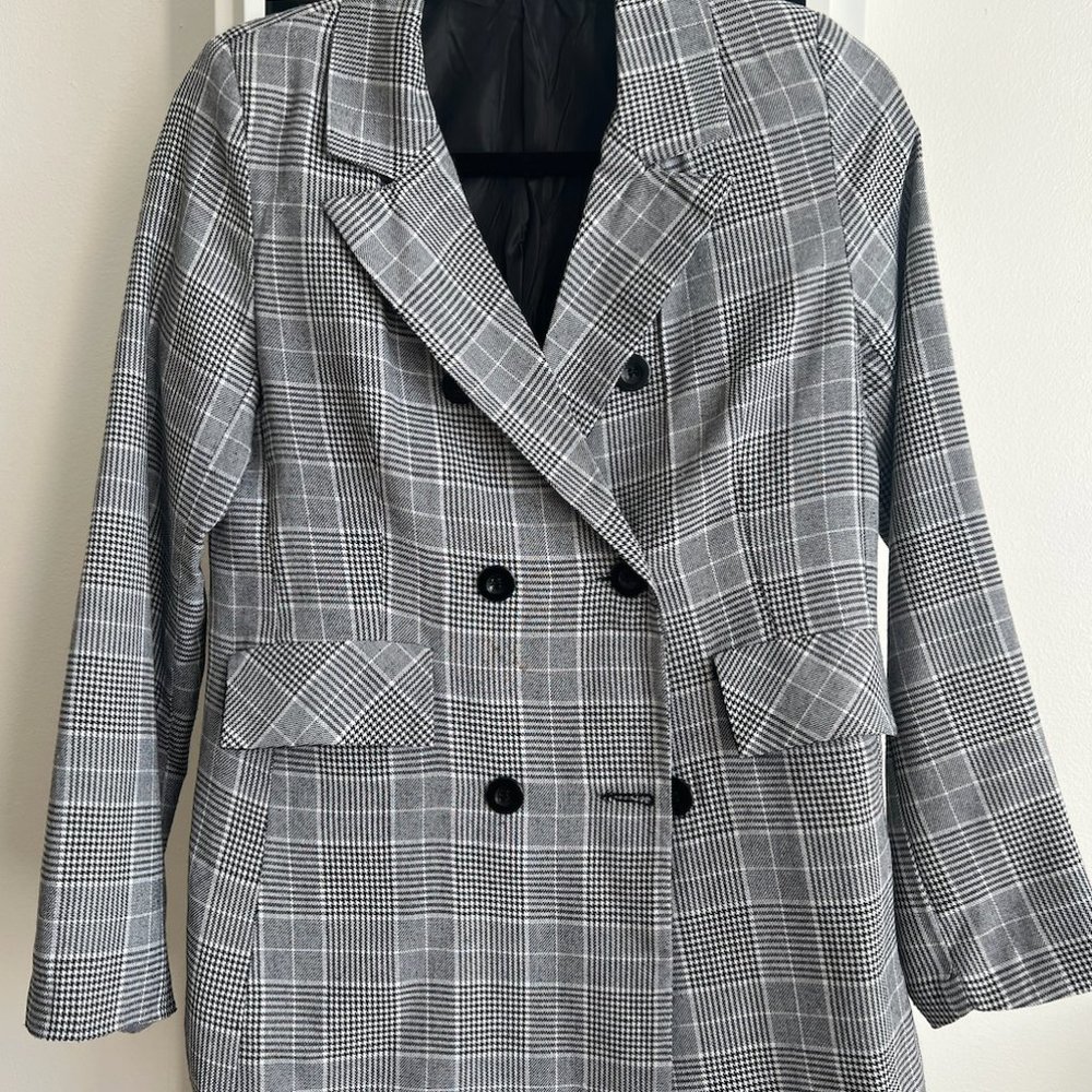 Plaid Blazer